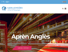 Tablet Screenshot of ilerllengues.com